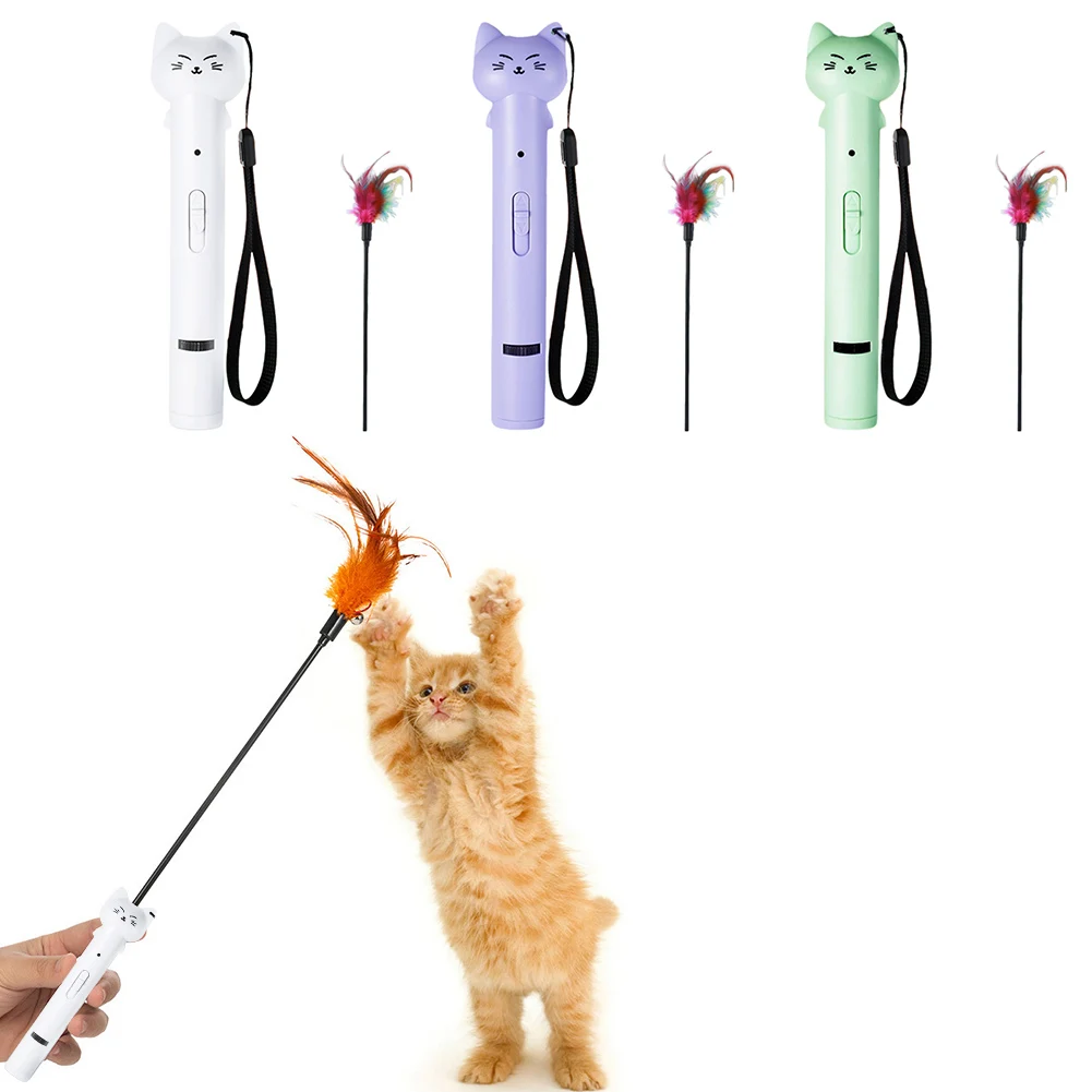 Cat Funny Pen Laser Cat Toy Infrared Light Laser Pattern Projection Cat Interactive Toy for Kitten Training Exercise Supplies