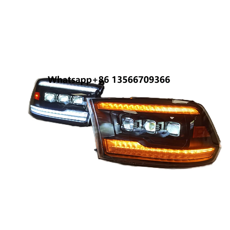 

Auto Parts LED DRL Front Led Head Light Headlamp Projector Headlights for Dodge Ram 1500 2009-2018