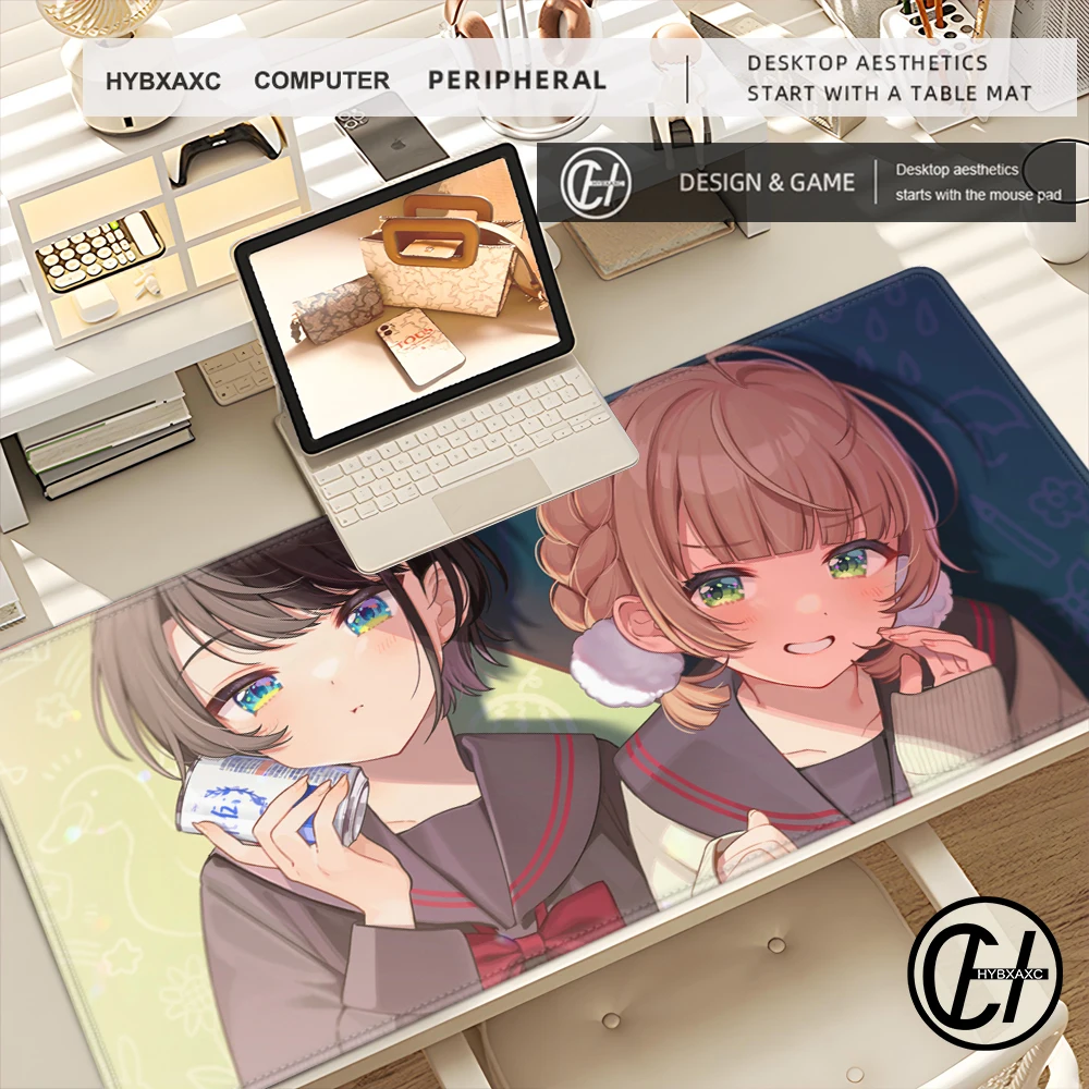 Shukusei Loli Kami Requiem Shigure Ui Kizuna AI Usada Pekora Minato Aqua Gawr Gura holive Houshou Marine XXL Alfombrilla de ratón