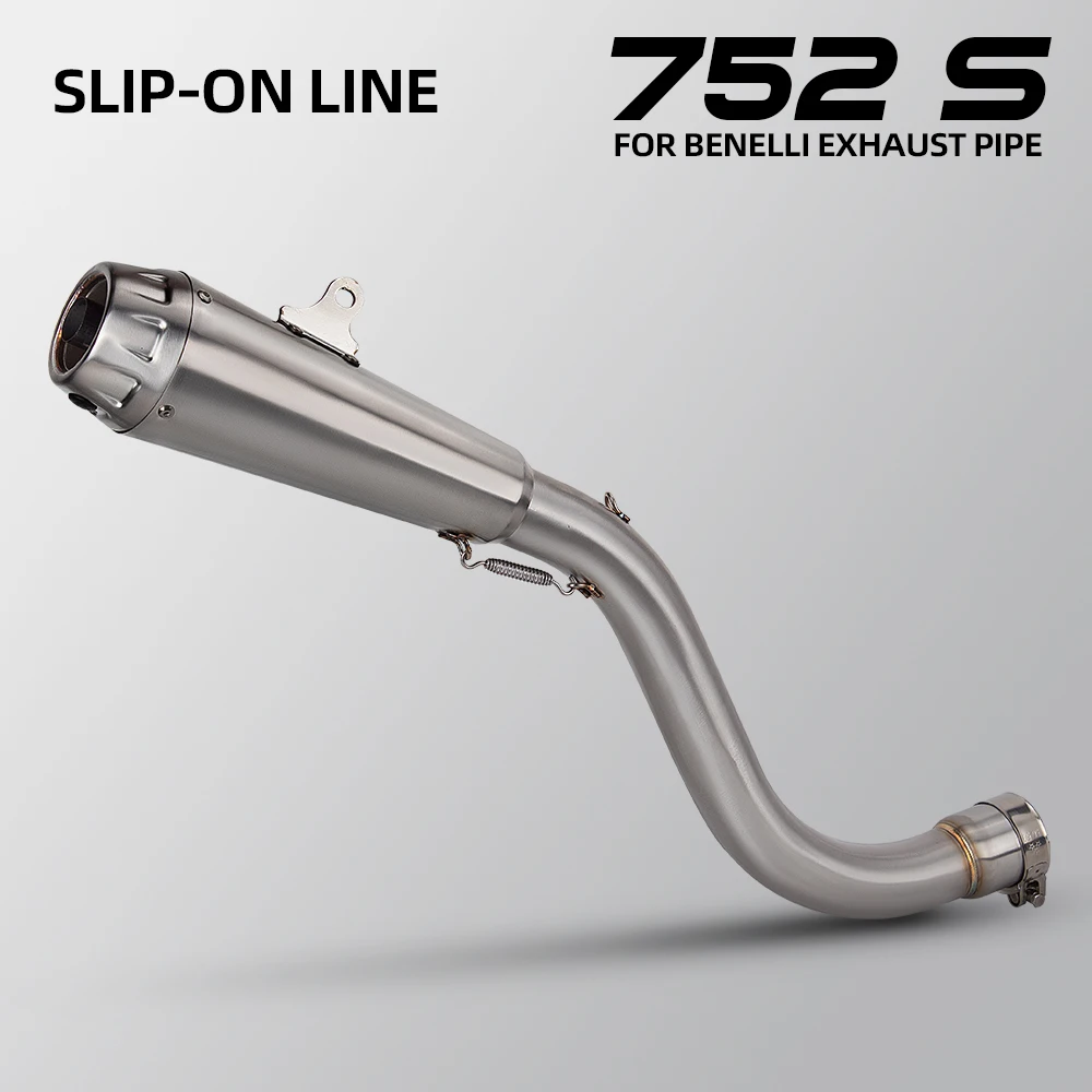

Motorcycle Exhaust Escape KIt Sport Racing HIgh Quality 51MM Interface Tail Line Pipe Slip On Line For BENELLI 752S 752 S BJ752