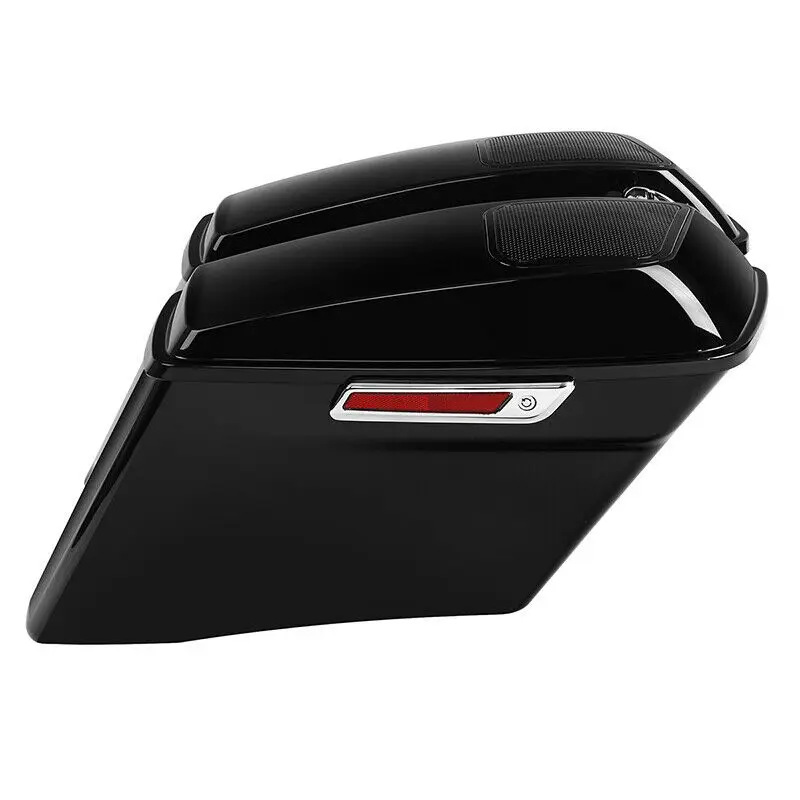 

4" Stretched SaddleBags 6" x9" Speaker Lids For Harley Touring Electra Street Glide Road King 2014-2022 Motorcycle