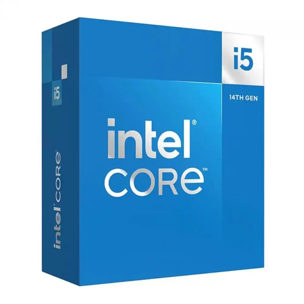 معالج Intel Core i5 14400F، 3.5 جيجا هرتز (4.7 جيجا هرتز توربو)، الجيل الرابع عشر، 10 ألوان 16 خيط، LGA 1700، BX8071514400F
