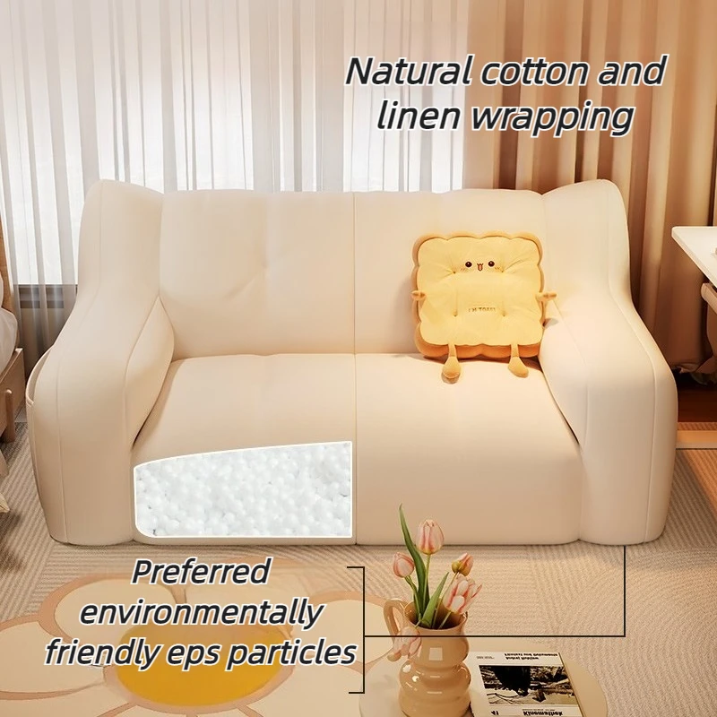 2 Person Bean Bag Sofas Living Room Relaxing Lazy Sofas Comfortable Sleeping BeanBag Sofa Portable Balcony Bedroom Small Tatami image 3