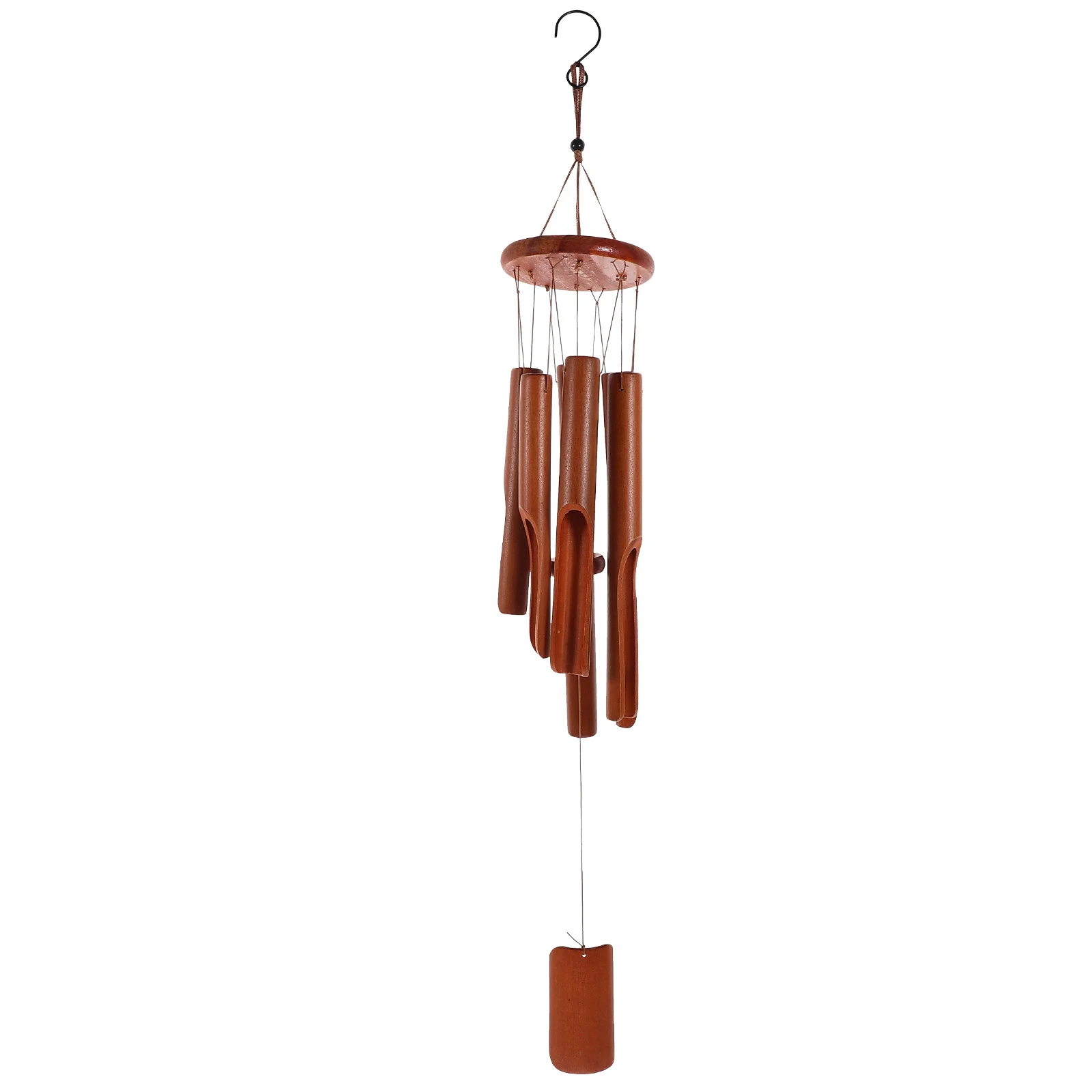 

Delicate Bamboo Wind Chime Retro Style Hanging Windchimes Outdoor Clear Tone Decoration Bamboo Wind Chimes Patio Decor