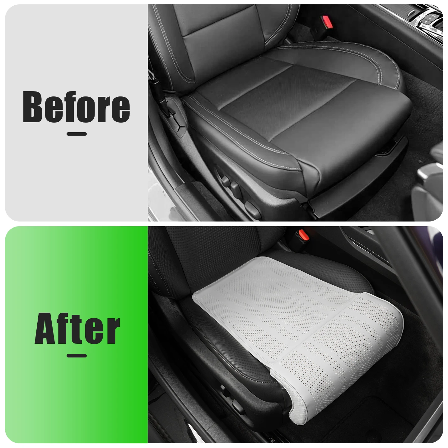 For Ford Mustang Explorer Kuga Escape Edge Ecosport Mondeo Focus Fusion Fiesta Territory Transit Car Seat Leg Extended Cushion