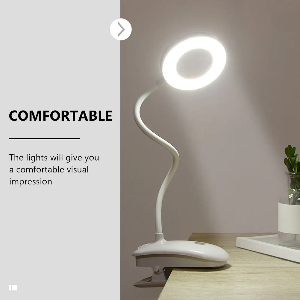 

Charging Clip Table Light LED Desk Lamp Type Halloween Foldable Bedside Eye Protection Plastic Reading Clip-type
