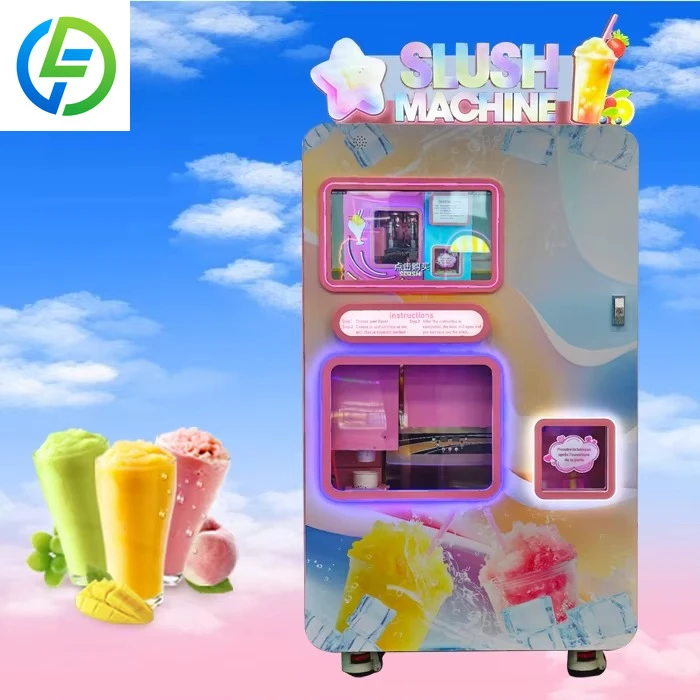 FOODLINE Customized Professional Commercial Slush Vending Machine Smoothie & Frozen Drink Slushie Machine with SDK Function