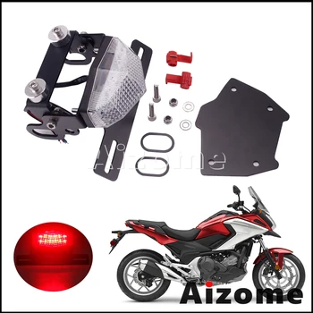 Motorcycle LED Tail Light Tail Lamp Mount Number Plate Frame Holder For HONDA NC 700S NC 700X 700nc700x NC-700S NC-700X 12-15