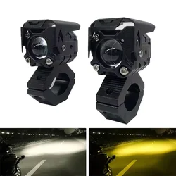Motorcycle LED Driving Fog Lights LED Amber Yellow Spot Beam Led Motorcycle Auxiliary Lights For Jeep ATV UTV SUV Trucks