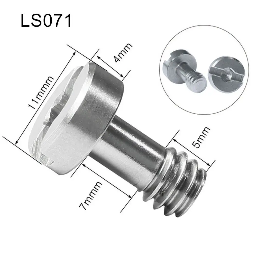 Metal DSLR Camera Quick Release Camera Mount Screw Tripod Mount Adapter Camera Screw Camera Plate Screw 1/4 Inch Screw