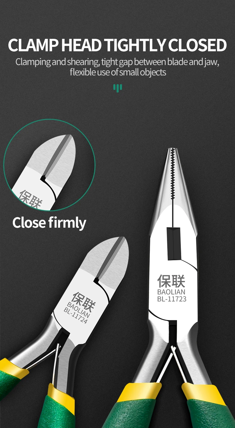 5 Zoll Mini-Zange, Neues Multifunktionswerkzeug für Schmuckherstellung und Perlenarbeiten, Diagonale Stahlzange für DIY-Projekte – Detail 6