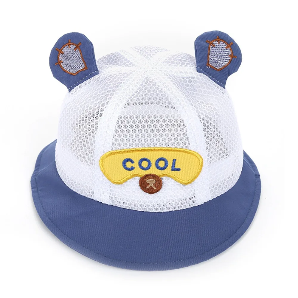 Gorros de cubo transpirables para bebé, protección UV para niños, sombrero de pescador infantil de dibujos animados, lindo, Verano