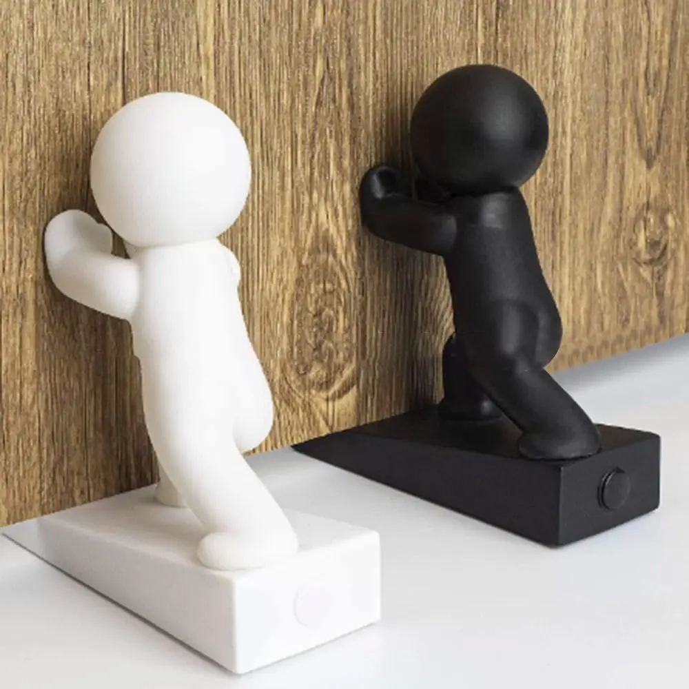 

Funny Cartoon Decorative Door Stop No Drilling Action Figure Door Stopper Anti Collision Non-slip Door Bumper for Home&Bedroom
