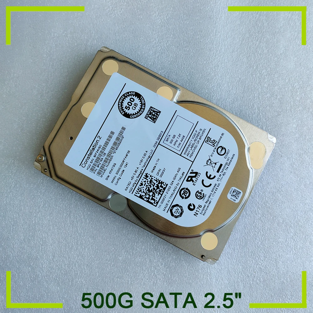 HDD For R610 R710 R715 R810 Server Hard Disk 500G SATA 2.5