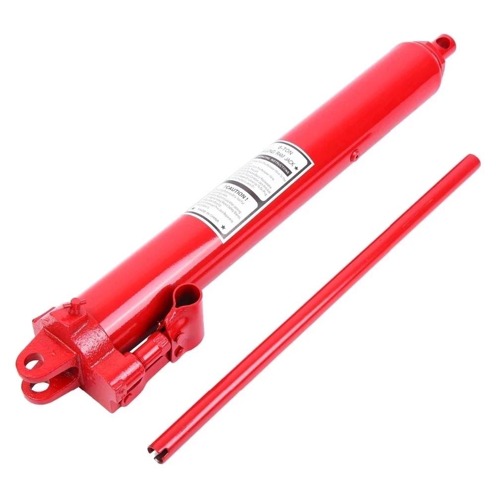 16 Ton Hydraulic Jack Repair Tool Long Ram Manual Replacement 16T Engine Hydraulic Jack Lift Hoist Tool