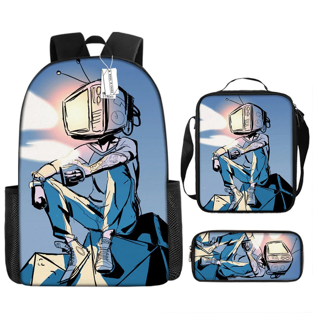 

Kids Backpack Set School Bookbag for Students Pencil Case Crossbody Bag 3 in 1 Childrens Backpack Combo for Boys Girls