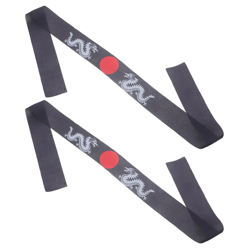 

Samurai Headband Japanese Style Polyester Decorative Head Band For Karate Training Chef Accessory Wide Headband Women