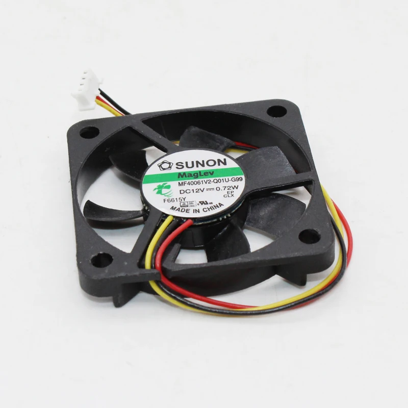 

2pcs MF40061V2-Q01U-G99 MF40061V2-Q01U-A99 New For SUNON 4006 12V 4CM Ultra-Thin Mute Cooling Fan