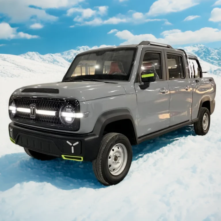 Mountain Truck 4 Door 2024 New Electric Pickup Low Speed 4 Wheeler New Energy Battery Vehicle Mini Truck New Electric Pickup