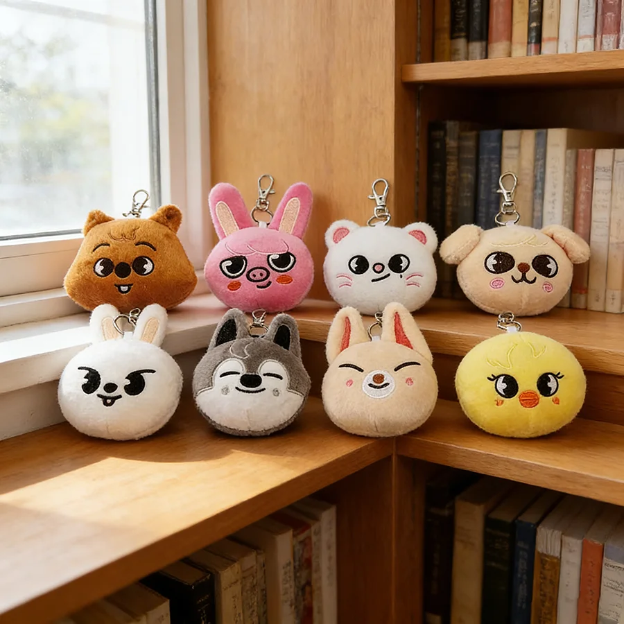 New SKZOO Plush Stray Children's Pendant Doll Plush Toy Doll Keychain Couple Gift Christmas Birthday Gift Children's Plush Toy