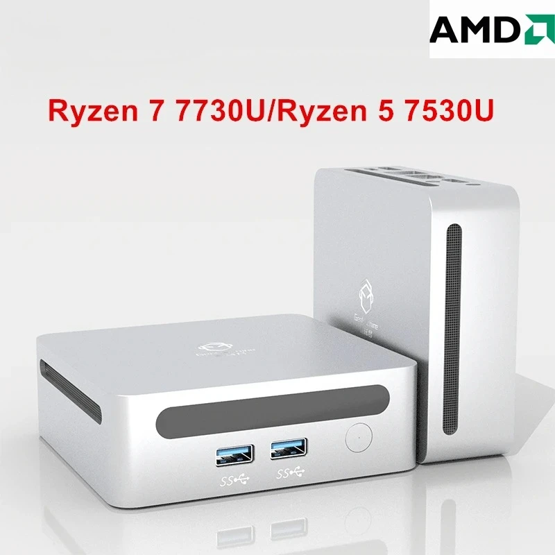2024 New Gaming PC AMD Ryzen 9 5900HX 7 7730U Windows 11 DDR4 3200MHz NVMe Mini PC Desktop Computer 3x4K HTPC WiFi6 BT5.2