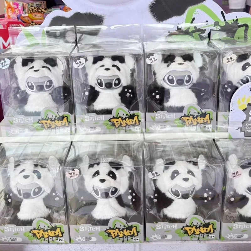 

Новый горячий натуральный Kawaii аниме панда плюшевый стежок подвеска-лифт оригинальная виниловая фигурка модель украшения Коллекционная игрушка