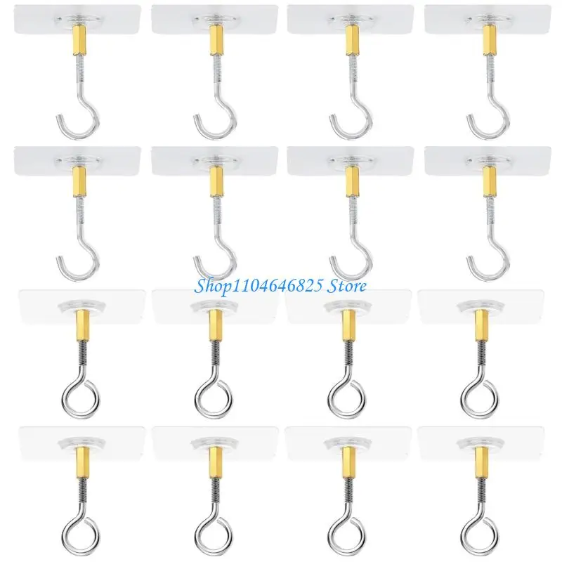 

Transparent Strong Adhesive Mounting Hooks For Indoor Outdoor Decoration Lights
