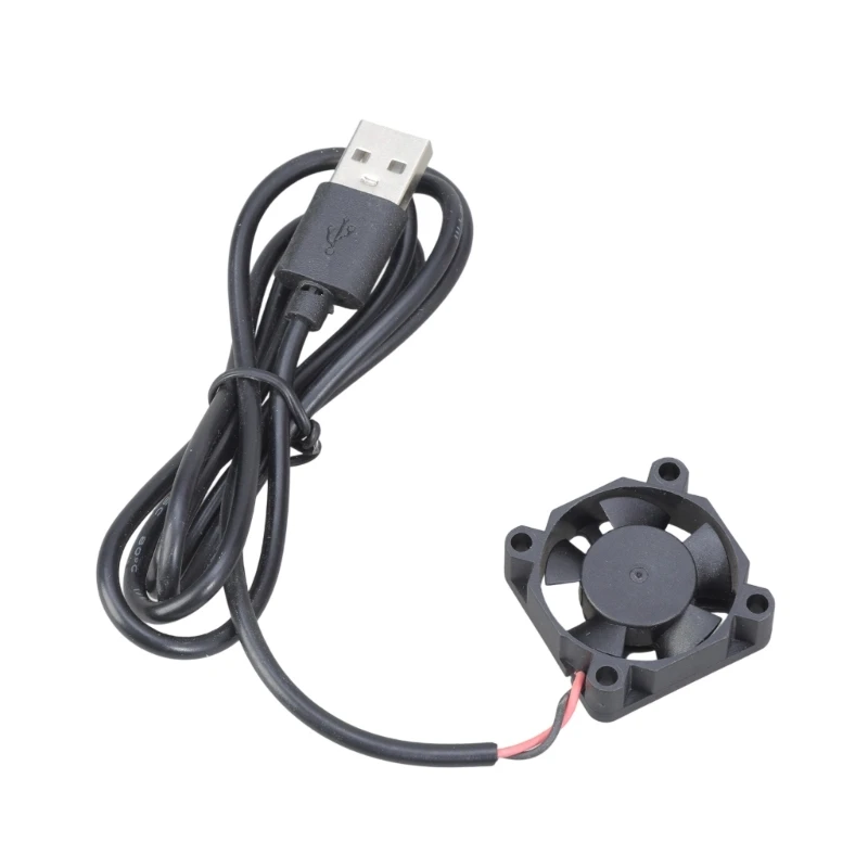 

L4MD Lightweight 5V USB 30mm Cooling Fan High CFM Fast Speed For Electronics CPU Printer