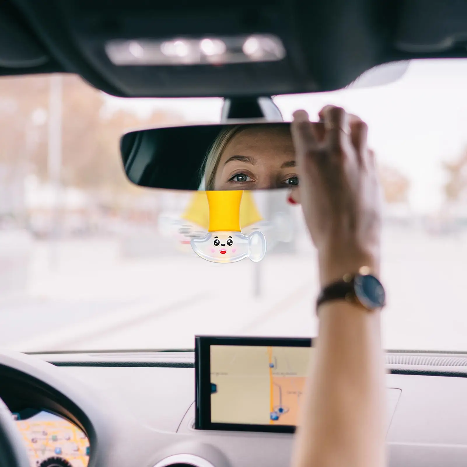 

Car Fragrance Long-Lasting Cartoon Animal Designs Aromatherapy Pendant Car Air Freshener Rear View Mirror Ornament For Trailer