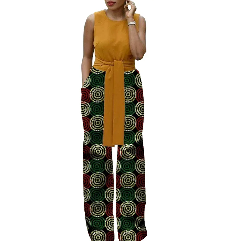 

African Print Women Women's Wide Leg Pants Nigerian Fashion Female Loose Trousers Ankara Loose Pant