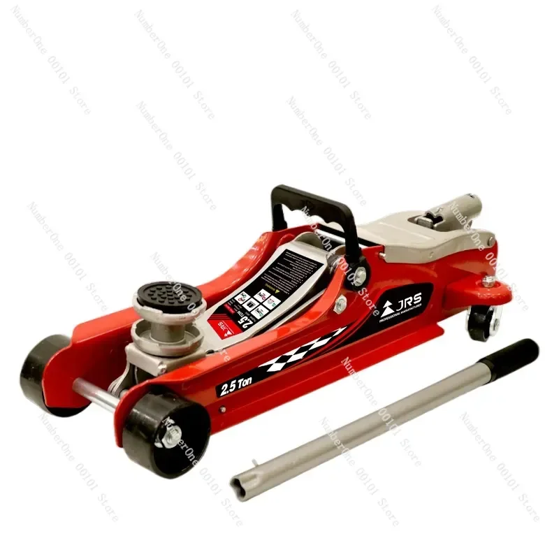 Double Tray 2.5 Ton Horizontal Hydraulic Floor Jack Heavy Duty Low Profile Car Truck Tire Changing Tool For Garage Workshop