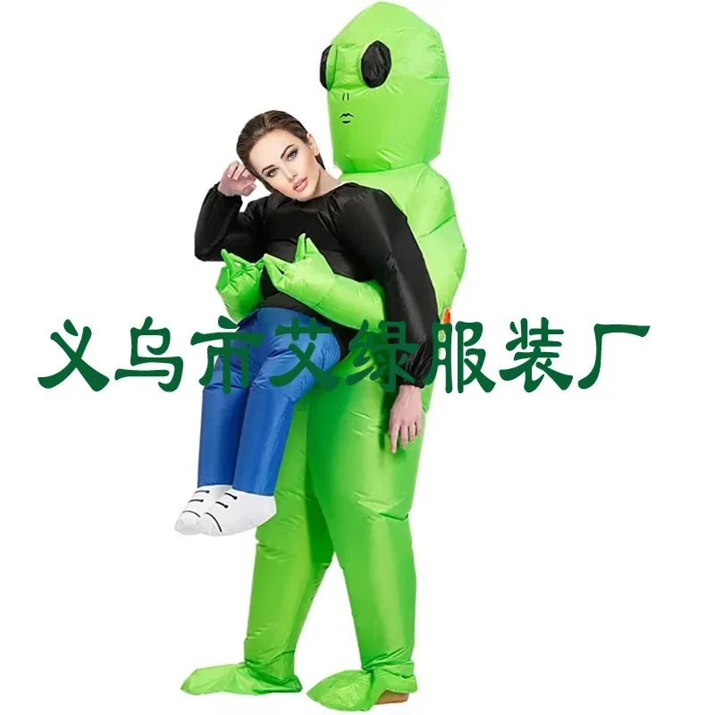 2025 حدث حفلة الهالوين في الهواء الطلق مضحك فريق بناء عرض الحفلات الغريبة نفخ البدلة أزياء المهرجان