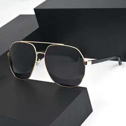 Vazrobe 160mm Oversized Polarized Sunglasses Male Photochromic Sun Glasses for Men Large Big Transistion Lens Chameleon Black