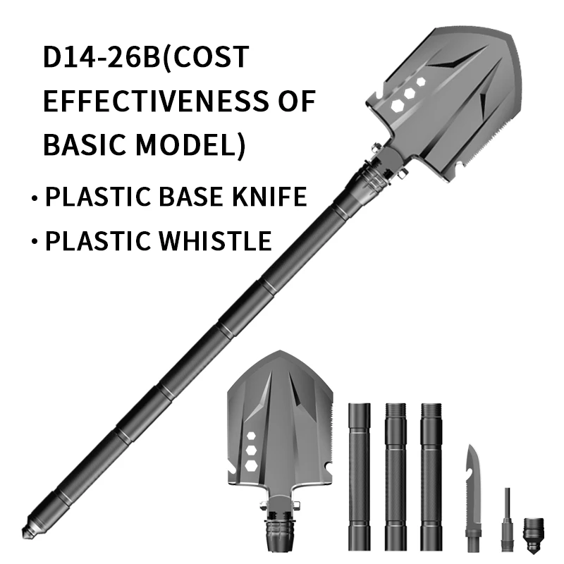 

Outdoor Multi-Function Camping Survival Aluminum Alloy Shovel