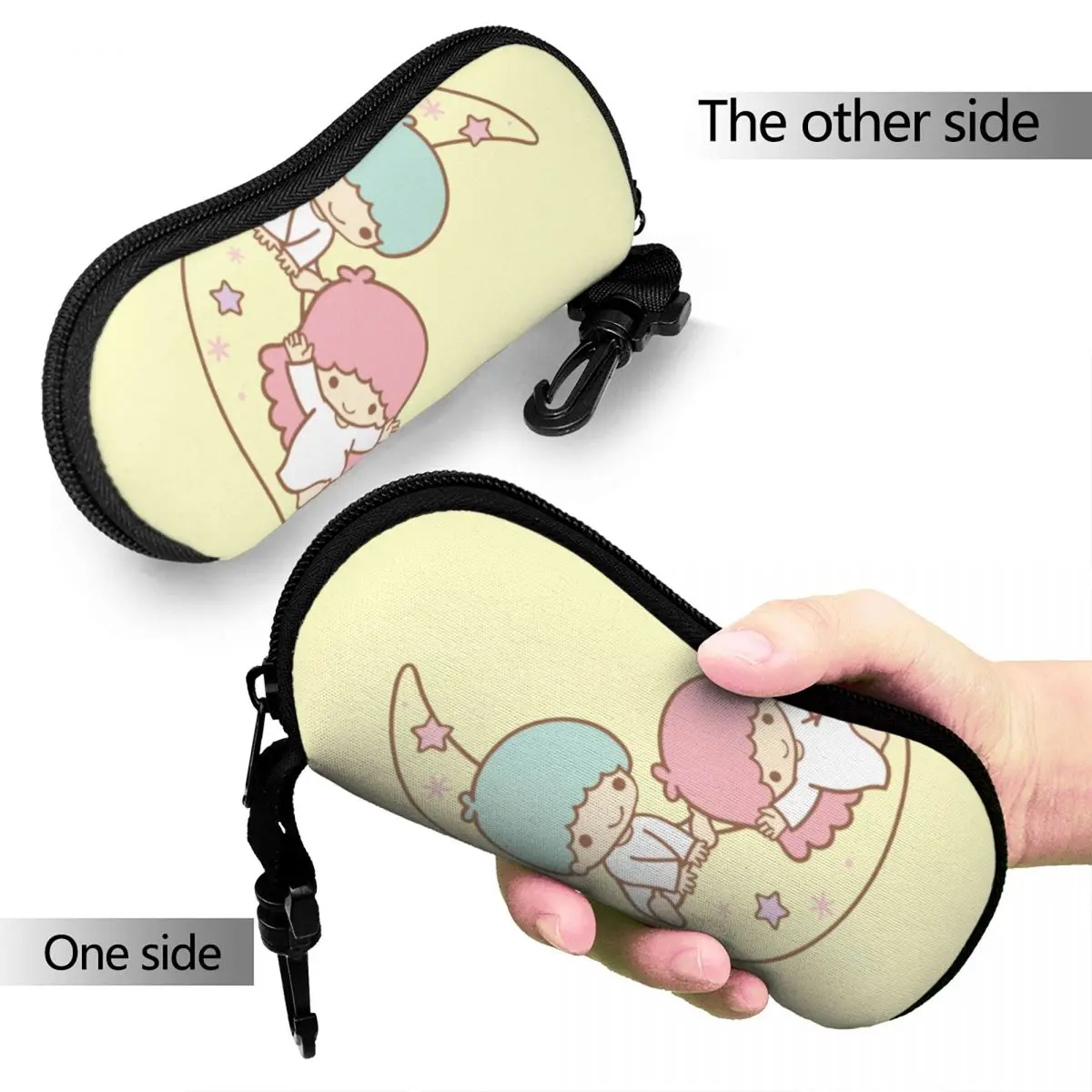 Sanrio Little Twin Stars Glasses Case Protective Glasses Storage Box Ultra Eye Contacts Case