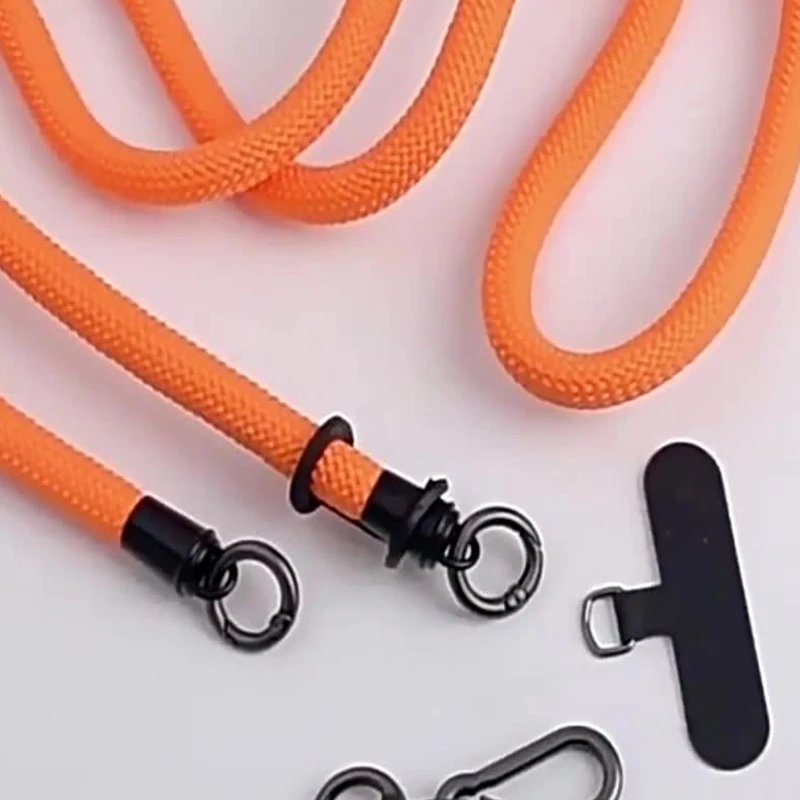 8mm , 1.2m Stylish Shoulder Strap Lanyard: Anti-Theft Necklace Cord for Trendy Mobile Phone Accessories