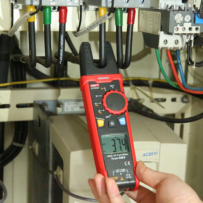 UNI-T Digital Clamp Meter UT256A 200A AC Zangen Amperemeter True RMS Amperometric Clamp Spannung Frequenz Tester