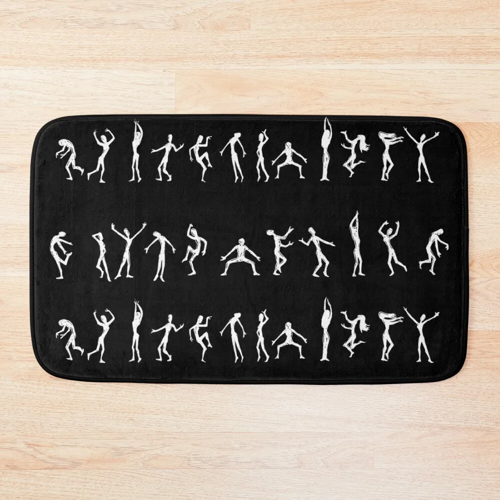 

Dancing tribe Bath Mat Rugs Living Room Anti-Slip Carpet Showers Mat