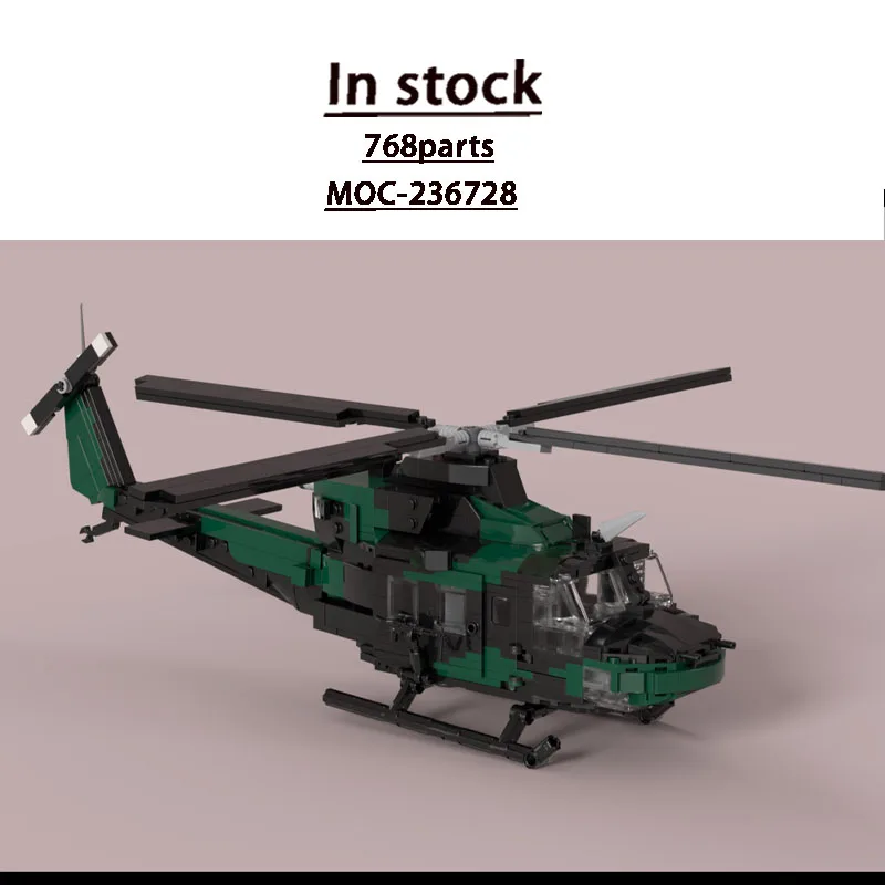 

MOC-236728 City New Multi-Purpose Helicopter Building Block Model 768 Parts Boys Children's Birthday Christmas Toy Gift