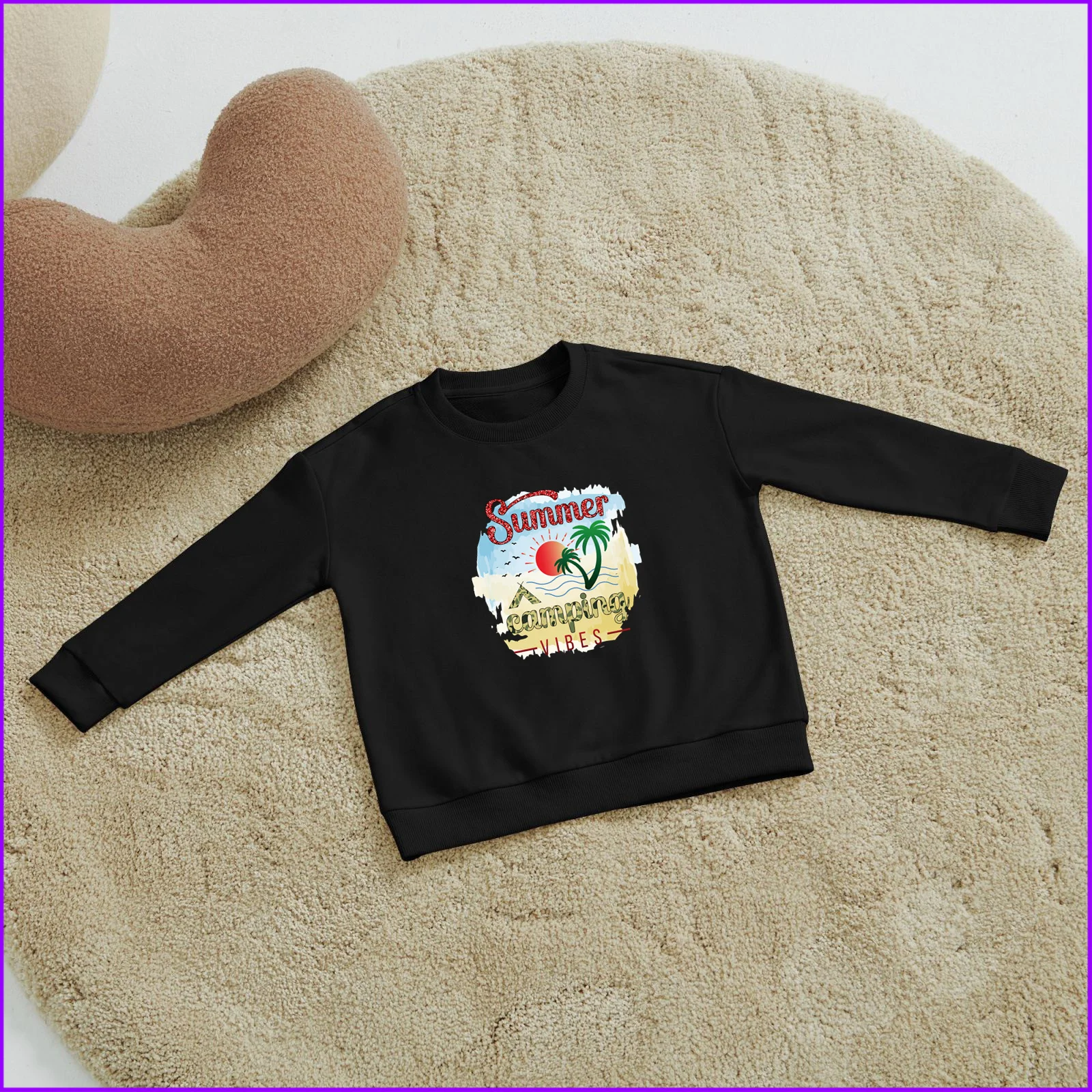 Summer Camping Vibes Sja1308 Kids Boys Girls Hoodies Sweatshirts Tops Teen Clothes Rainbow Friends High Nightmare Camisetas Kore