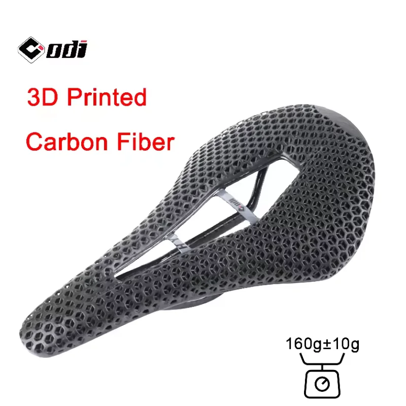 

ODI велосипедное седло из углеродного волокна с 3D принтом, 143 мм, сверхлегкая и дышащая подушка для горного велосипеда, мягкое сиденье для шоссейного велосипеда/MTB