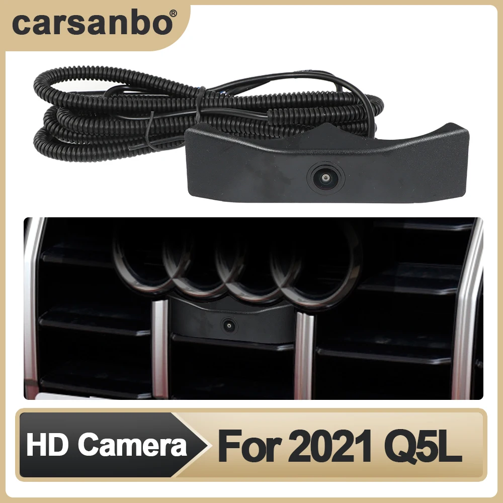 

Carsanbo Car HD Front View OEM Camera Fisheye Night Vision Wide Angle 150° Camera for Au-di 2021 Q5L Parking Monitoring System