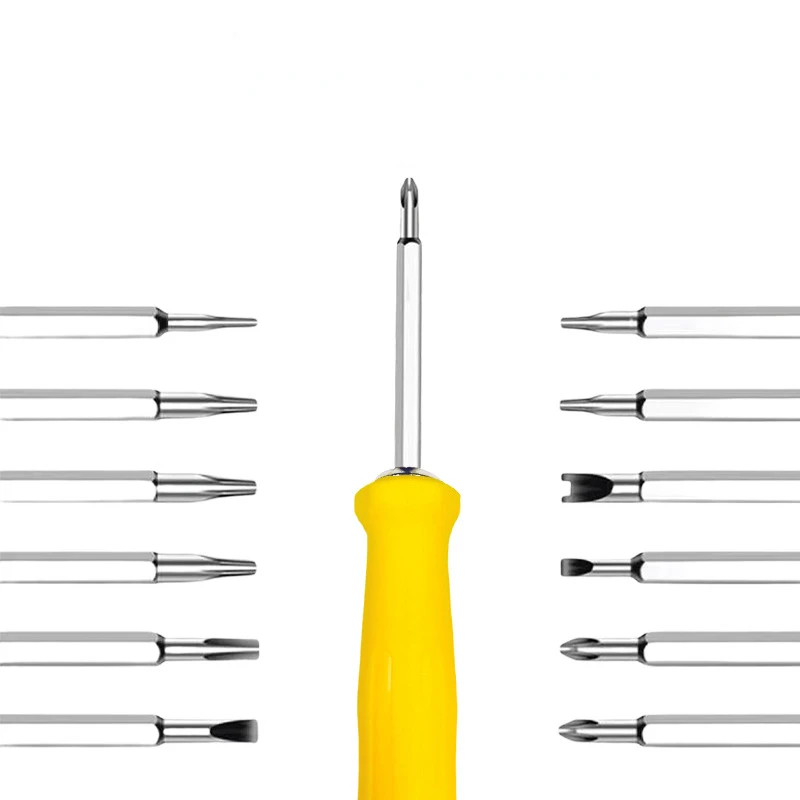 12 in 1 Triangular Screwdriver U-shaped Y-shaped Inner Cross Magnetic Special Shaped Screwdriver Set Computer Disassembly Tool