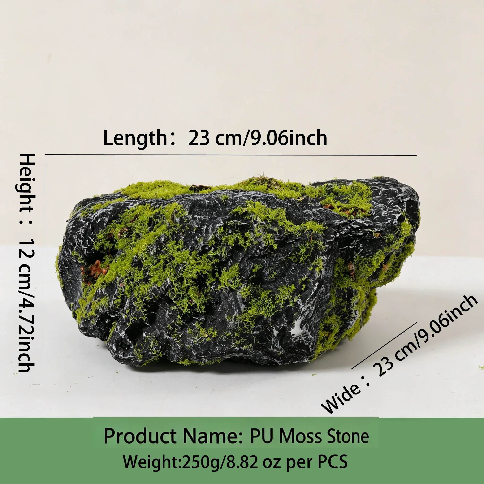 Lightweight PU Simulated Gypsum Artificial Stone Moss Stone for Building Decoration Landscape Garden Modeling