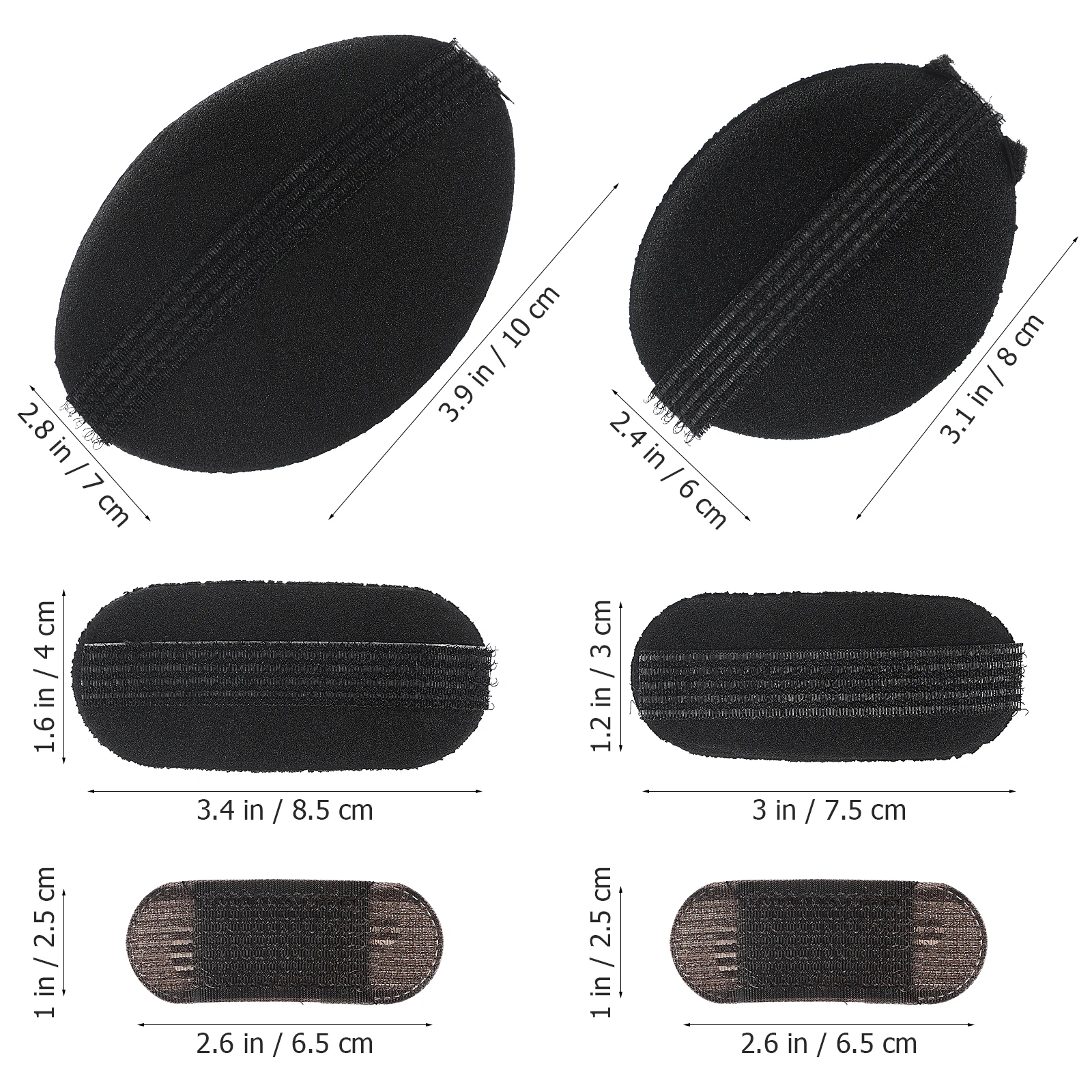 

1 set Bump Up Women Gift Volume Enhancing Hair Clips Women Soft Comfortable Styling Accessories Female Hair Accessory