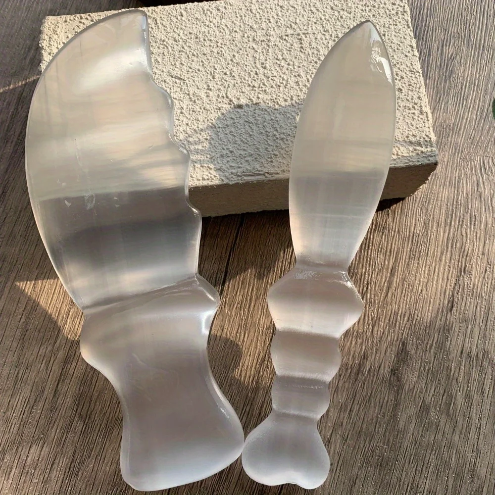 

1pc Selenite dagger Home decoration, holiday gifts, Perfect Gift for Loved Ones