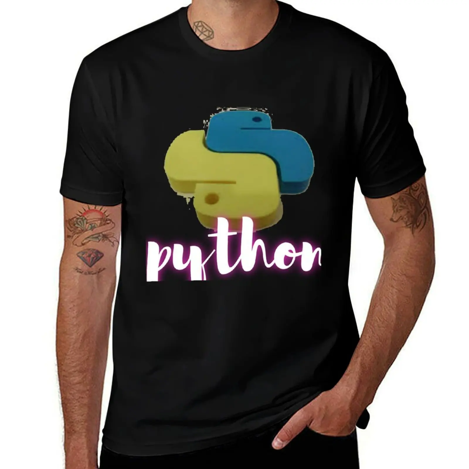 

Python programming T-Shirt customs design your own anime clothes croswit shirt man oversizeds mens workout shirts