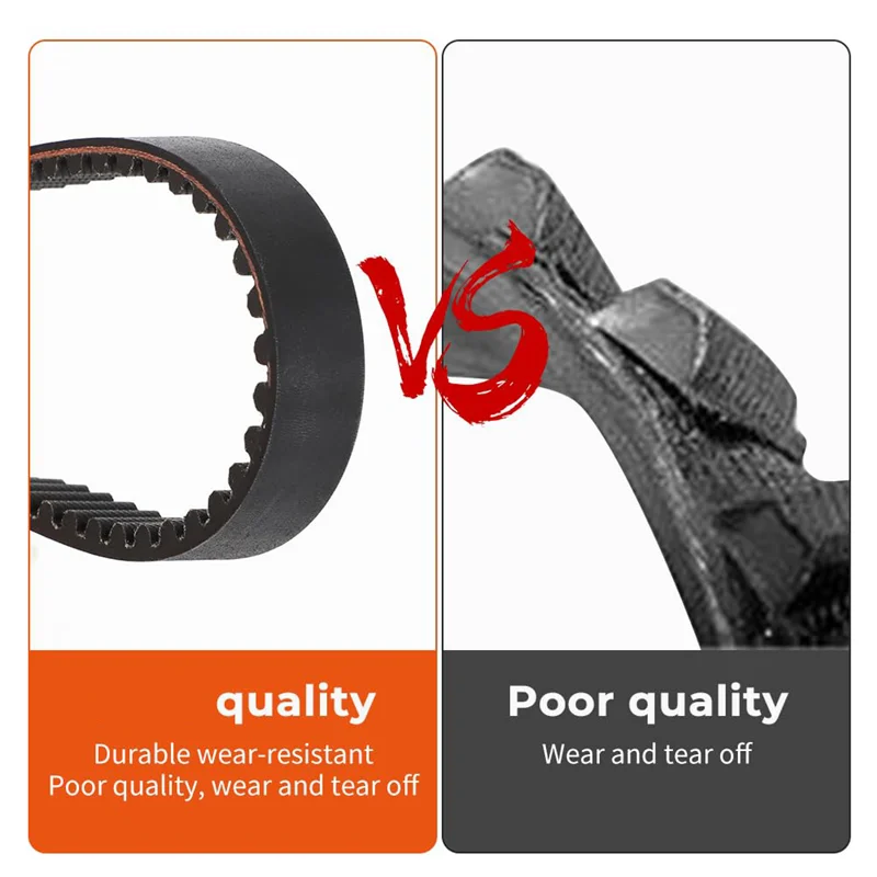 AB56-Motorcycle Electric Dirt Bike Black Drive Belt Replacement Motorcycle Accessories Electric Bicycle Drive Belt Black