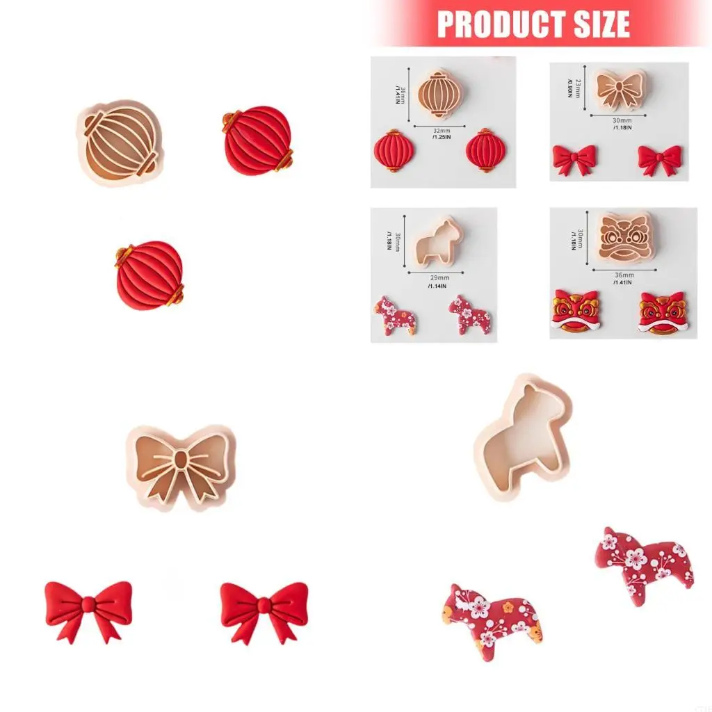

Quick Releasing Clay Cutters Jewelry Pendant Molds Suitable for Professional Creations and Detailed Clay Sculpting