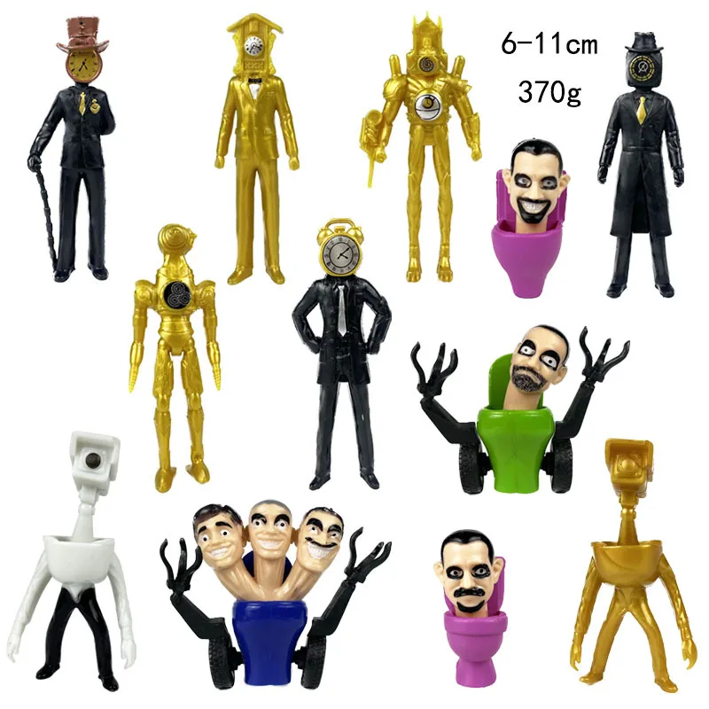 Skibidi Toilet Man Camera Man Figure TV Speaker Man Model Cameraman Funny Doll Action Figures Decorations PVCl Toy Collectible